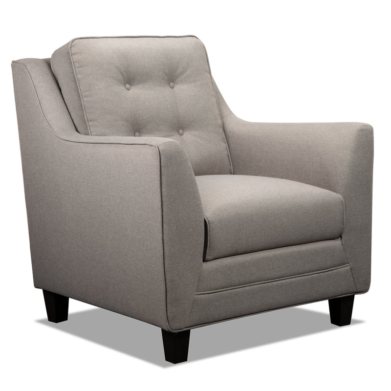 Merrigan Linen-Look Fabric Chair - Taupe