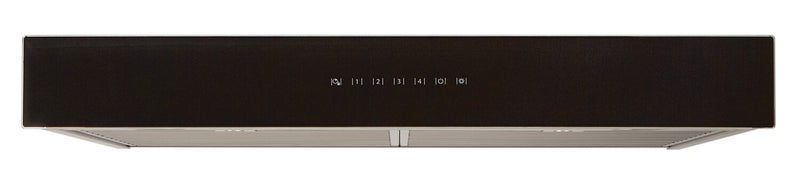 Stainless Steel with Black Glass