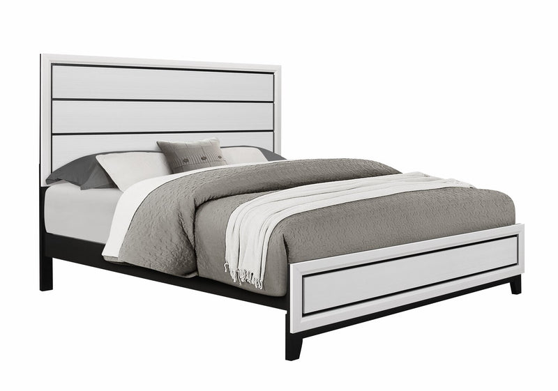 Lucila King Bed - White