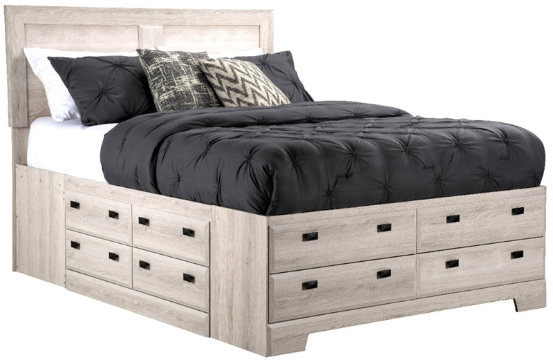 Appleton Queen Storage Bed - White