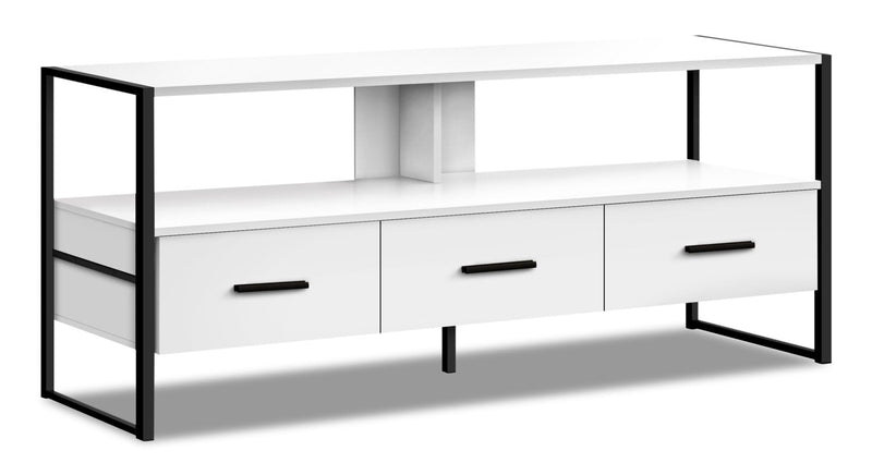 Perry 48" TV Stand - White