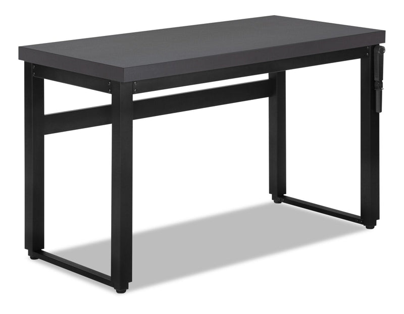 Hayes Height-Adjustable Desk - Grey