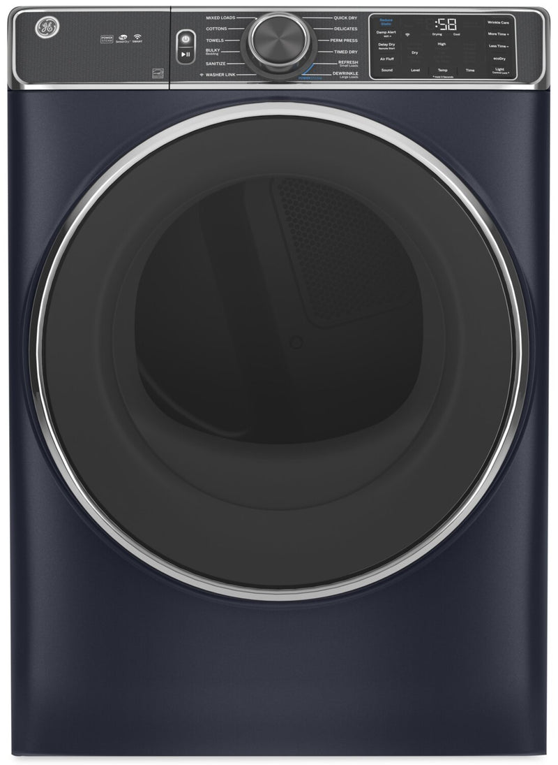 GE 7.8 Cu. Ft. Front-Load Dryer with Built-In Wi-Fi - GFD85ESMNRS - Dryer in Sapphire Blue