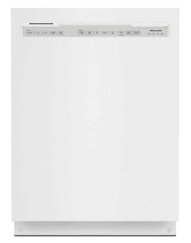 KitchenAid 47 dB Front-Control Dishwasher with ProWash™ Cycle - KDFE104KWH