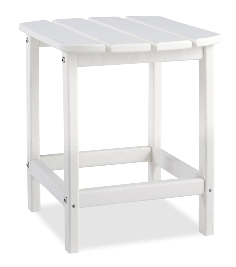 Maine End Table - White