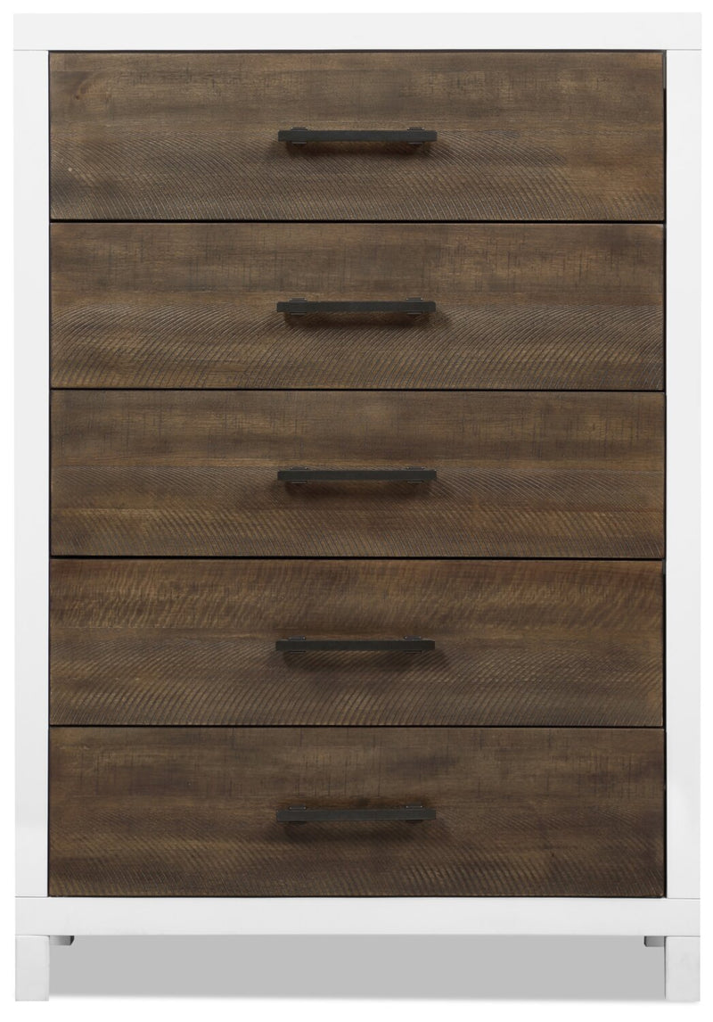 Reese Chest - White and Brown