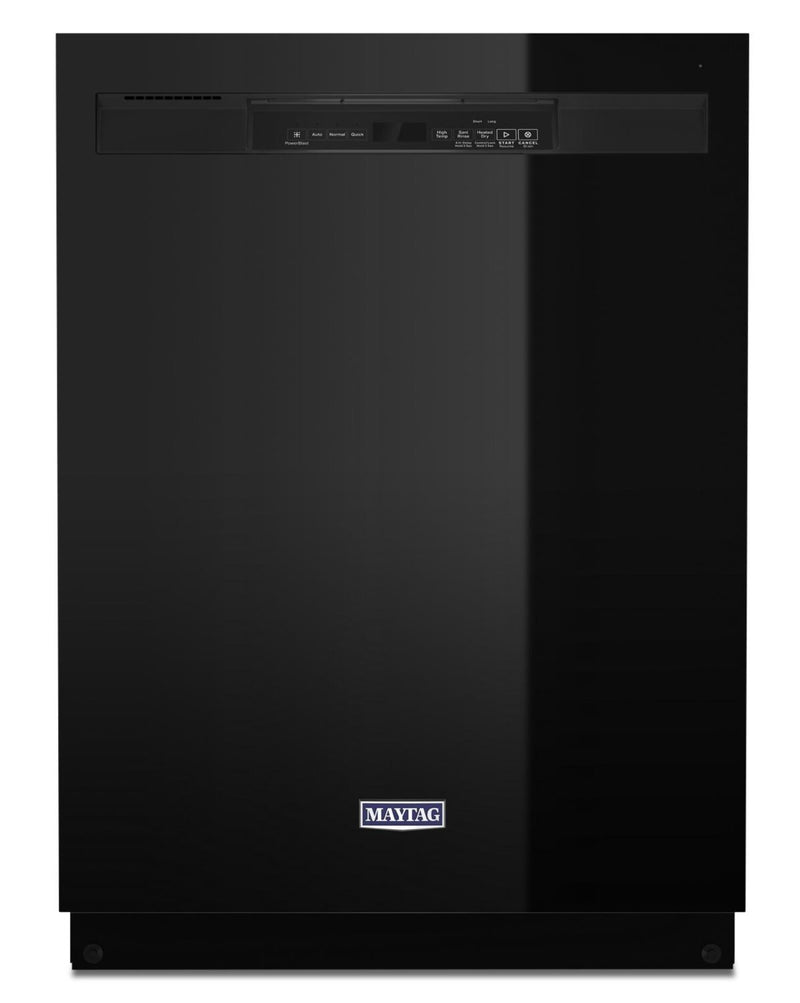 Maytag Front-Control Dishwasher with Dual Power Filtration - MDB4949SKB - Dishwasher in Black 