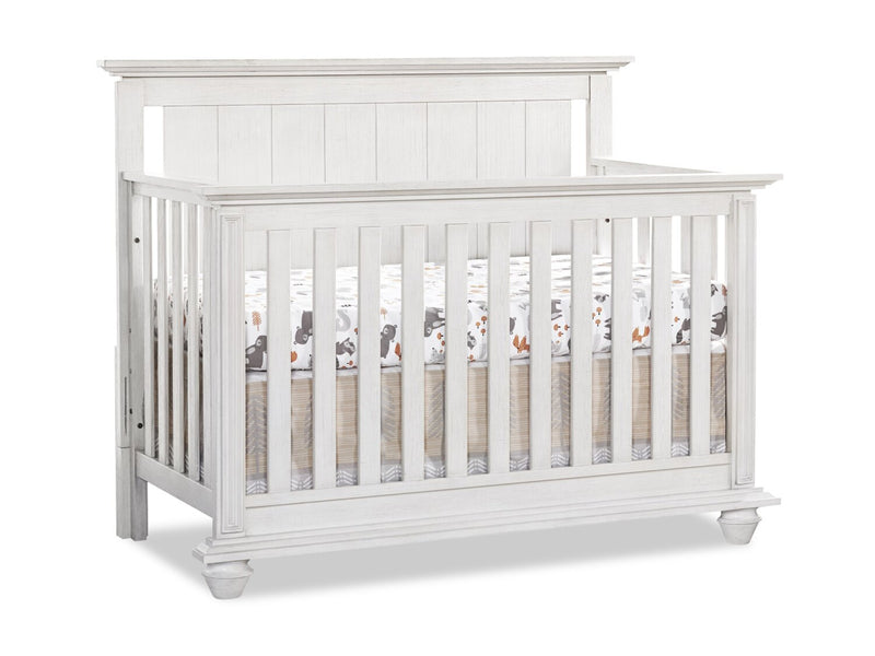 Midland 4-in-1 Crib - White - Traditional style Crib in White Acacia