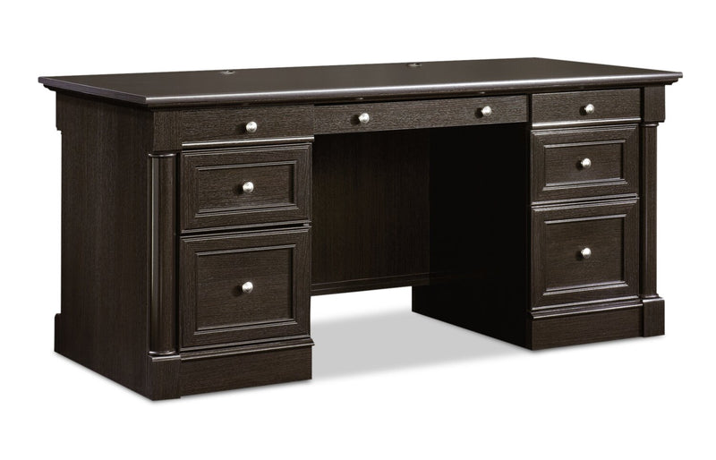 Souris Executive Desk - Wind Oak