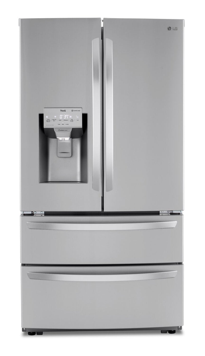 LG 22 Cu. Ft. Smart Counter-Depth 4-Door Refrigerator with Craft Ice Maker - LRMXC2206S