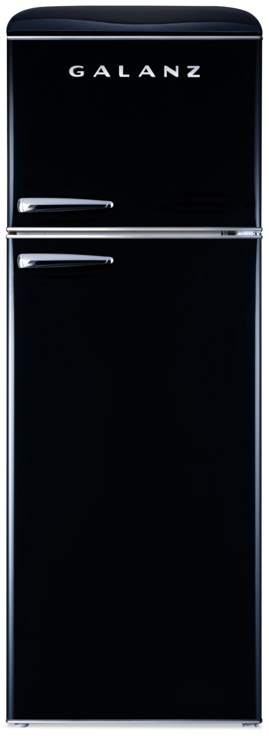 Galanz 12 Cu. Ft. Top-Freezer Retro Refrigerator GLR12TBKEFR