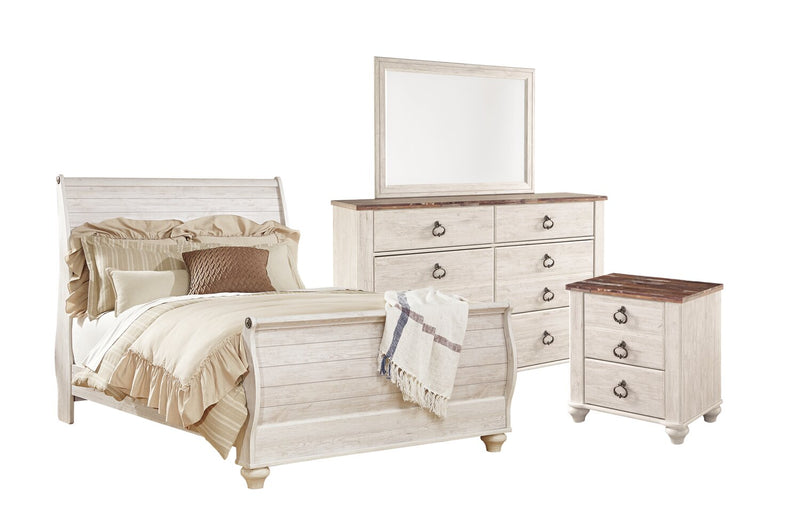 Ohrtman 6-Piece Queen Sleigh Bedroom Set