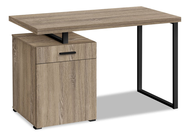 Farrier Reversible Desk - Taupe