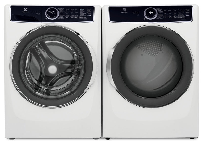 Electrolux 5.2 Cu. Ft. Front-Load Washer and 8 Cu. Ft. Electric Dryer - White