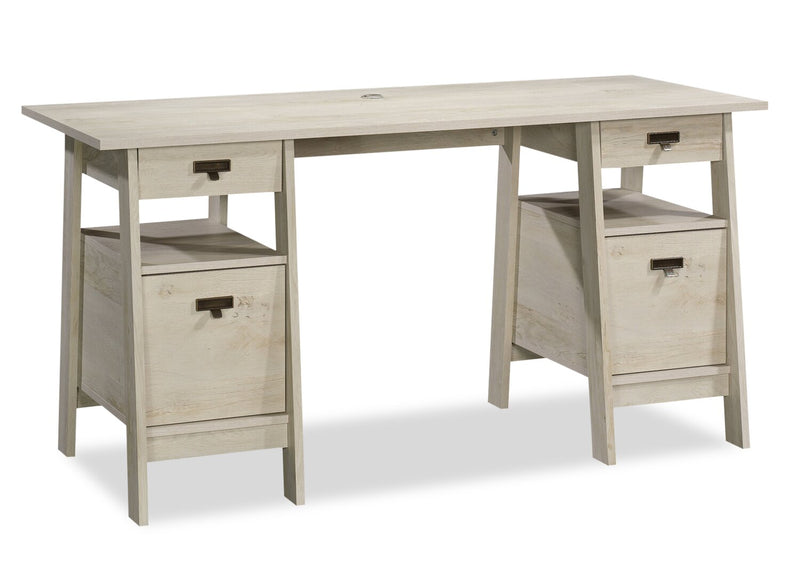 Ira Executive Desk - Chalked Chestnut