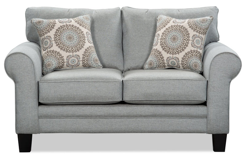 Amara Fabric Loveseat - Mist