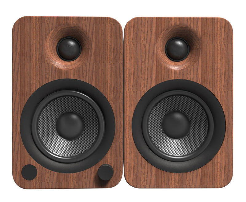 Kanto YU4 Powered Speakers with Bluetooth® and Phono Preamp - Walnut
