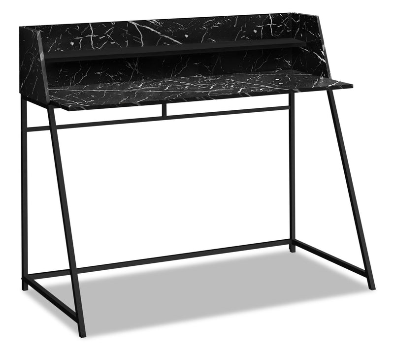 Vilas Desk - Black Marble-Look