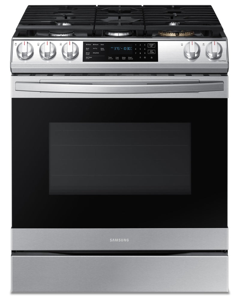 Samsung 6.0 Cu. Ft. Gas Range with True Convection and Air Fry – NX60T8511SS/AC - Gas Range in Stainless Steel