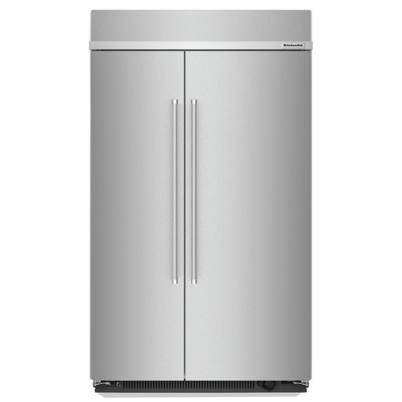 KitchenAid 30 Cu. Ft. Built-In Side-by-Side Refrigerator - KBSN708MPS