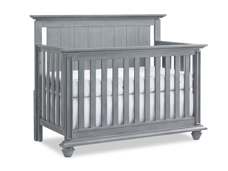 Midland 4-in-1 Crib - Grey - Traditional style Crib in Grey Acacia