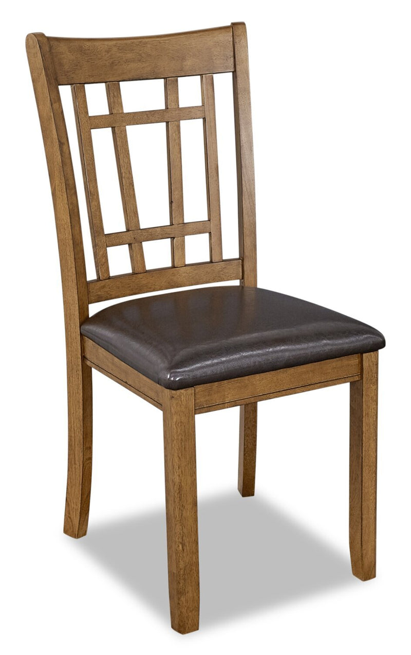 Dena Dining Chair - Walnut - Country style Dining Chair in Walnut Rubberwood