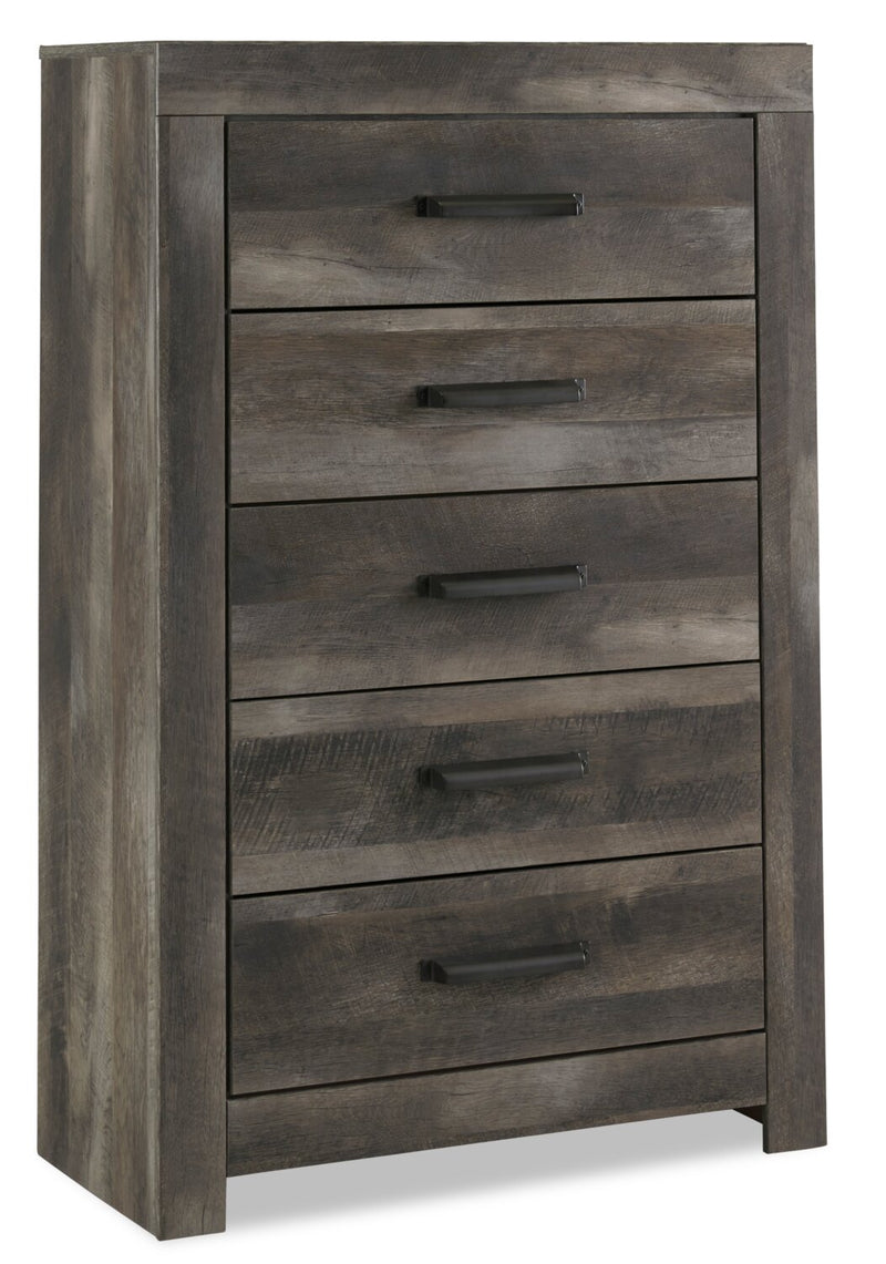 Sawyer Chest - Contemporary style Chest in Rustic grey Medium Density Fibreboard (MDF)