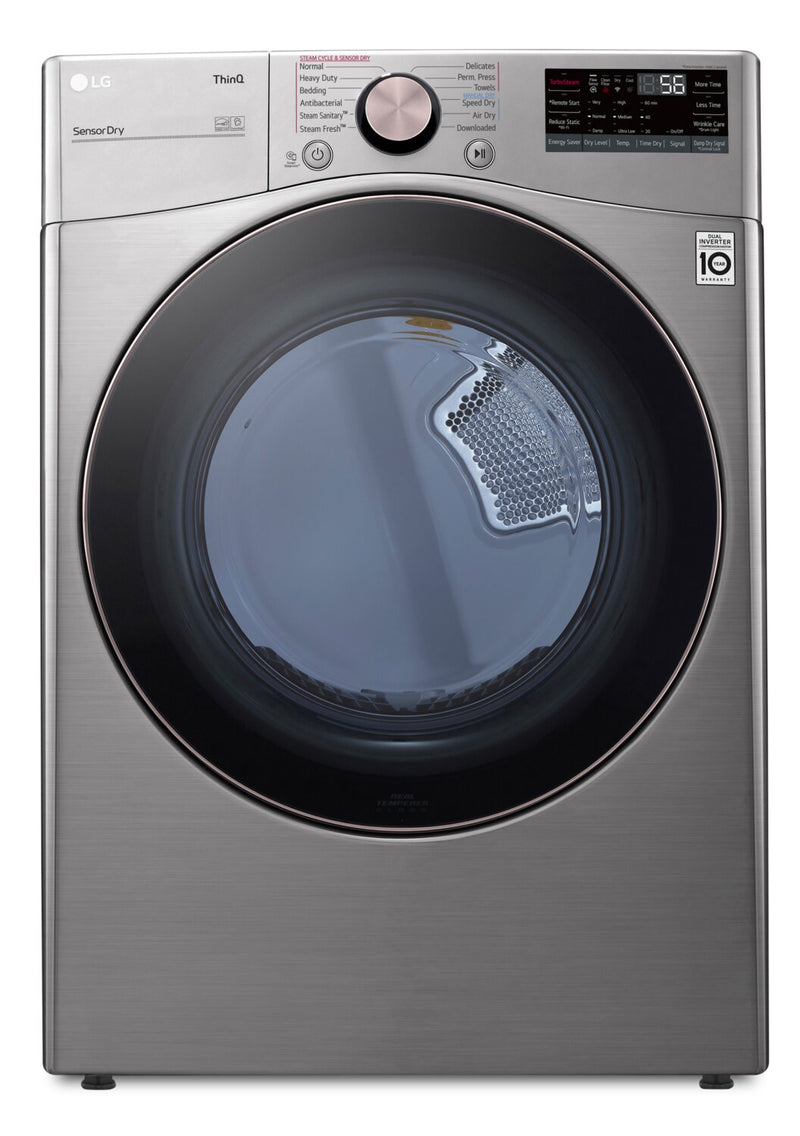 LG 7.4 Cu. Ft. Electric Dryer with Built-In AI - DLEX3850V
