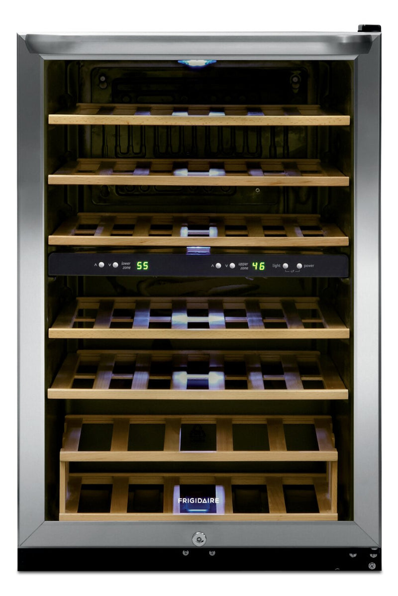 Frigidaire 4.4 Cu. Ft. Two-Zone Wine Cooler - FFWC3822QS