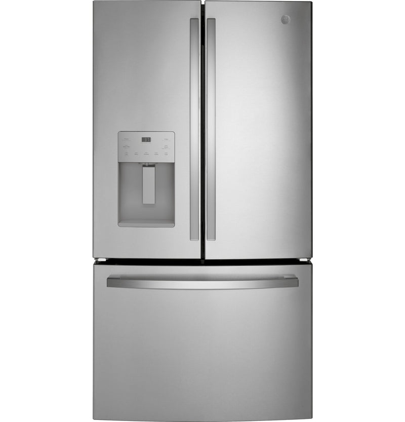 GE 25.6 Cu. Ft. French-Door Refrigerator with External Water Dispenser - GFE26JYMFS