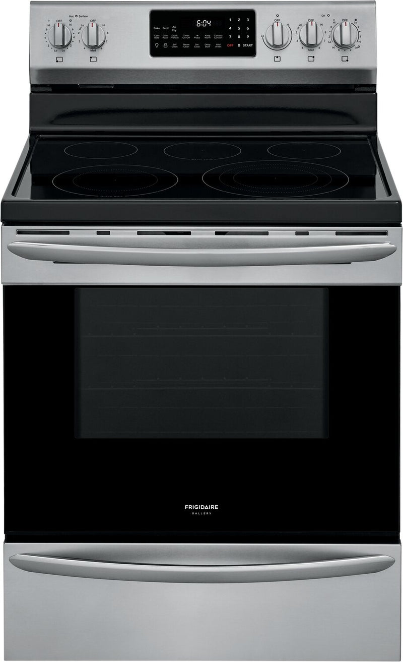 Frigidaire Gallery 5.7 Cu. Ft. Freestanding Electric Range with Air Fry - GCRE306CAF - Electric Range in Smudge-proof Stainless Steel