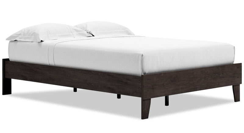 Ridge Full Platform Bed - Brown