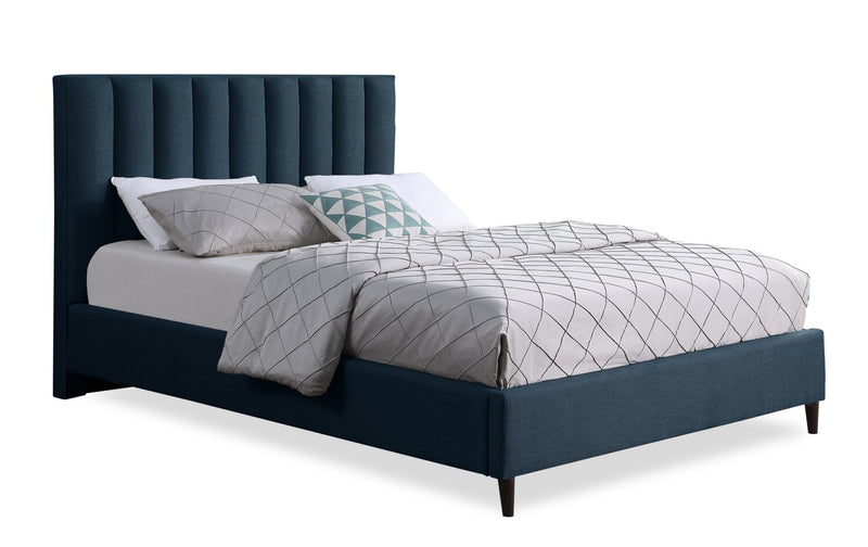 Cresbard Queen Platform Bed - Blue