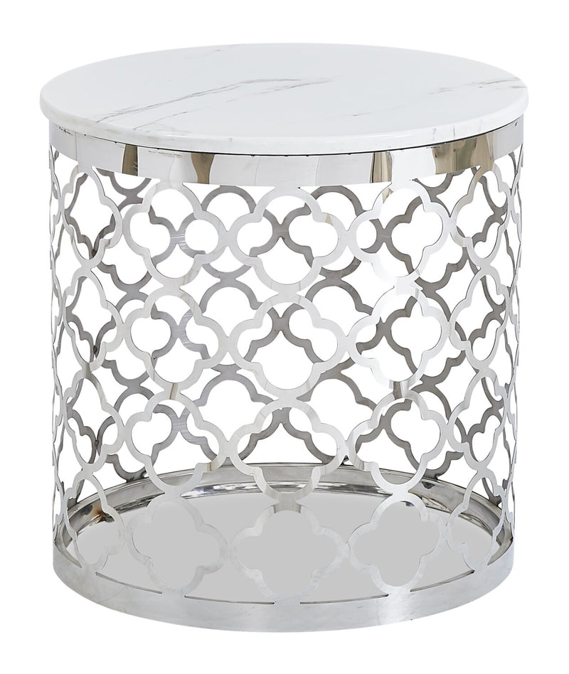 Peoria End Table - White