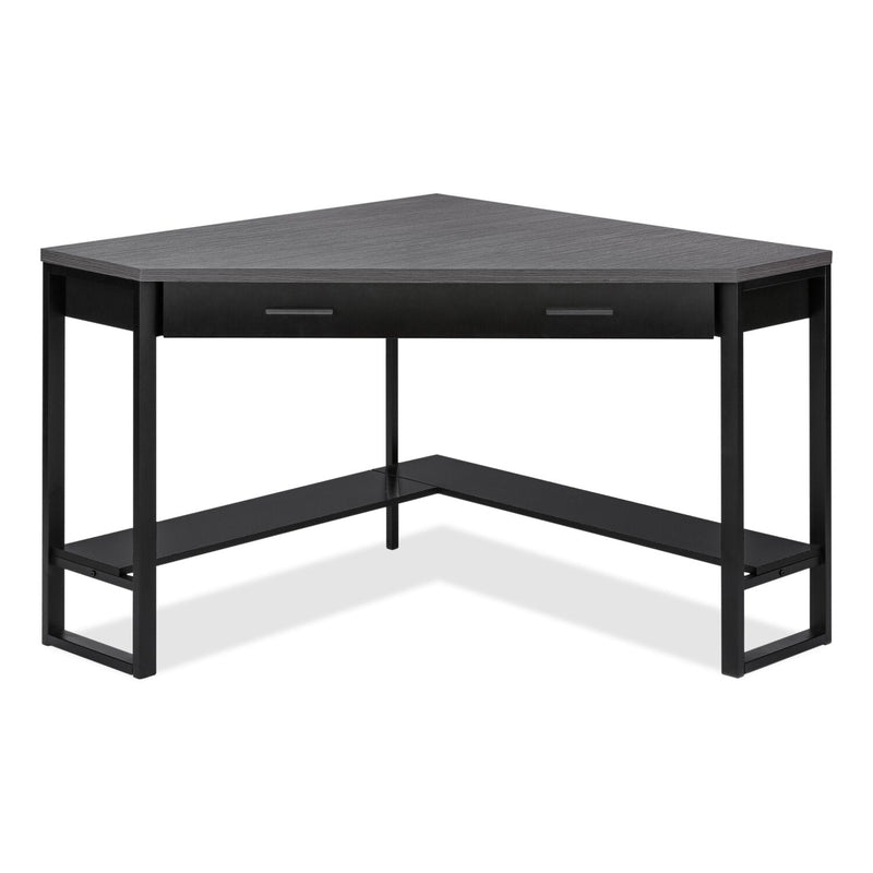 Fulton Corner Desk - Black/Grey