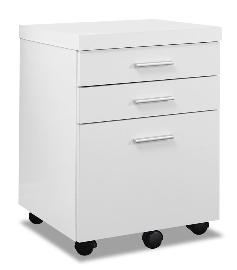 Walcourt Filing Cabinet - White