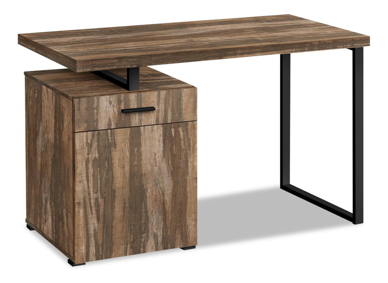 Farrier Reversible Desk - Brown