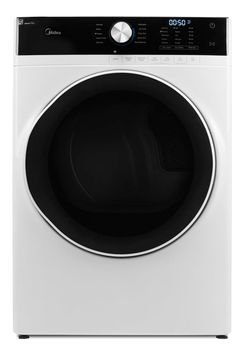 Midea 8 Cu. Ft. Electric Dryer - MLE52N4AWW