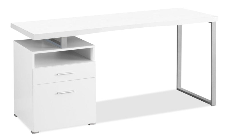 Belvenia Adjustable Desk - White