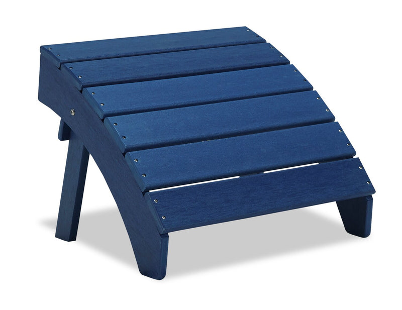 Maine Patio Ottoman - Blue