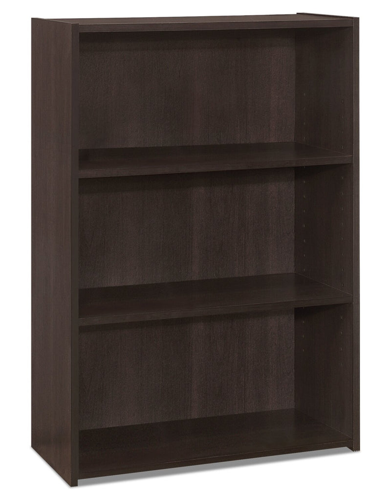 Derby 3-Shelf Bookcase - Espresso