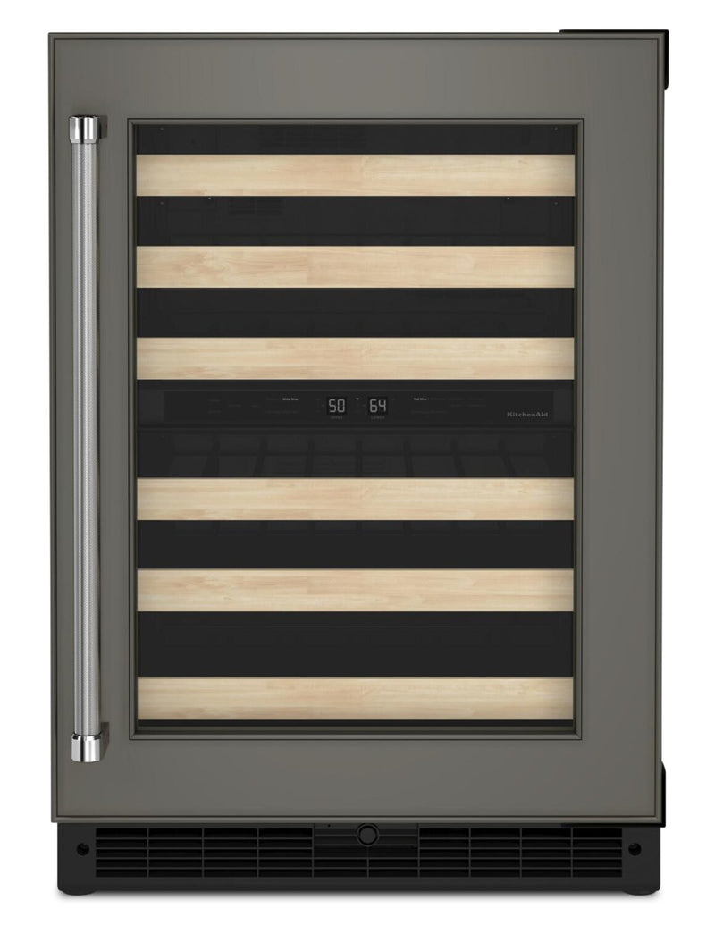 KitchenAid 5 Cu. Ft. Panel-Ready 46-Bottle Wine Cellar - KUWR214KPA