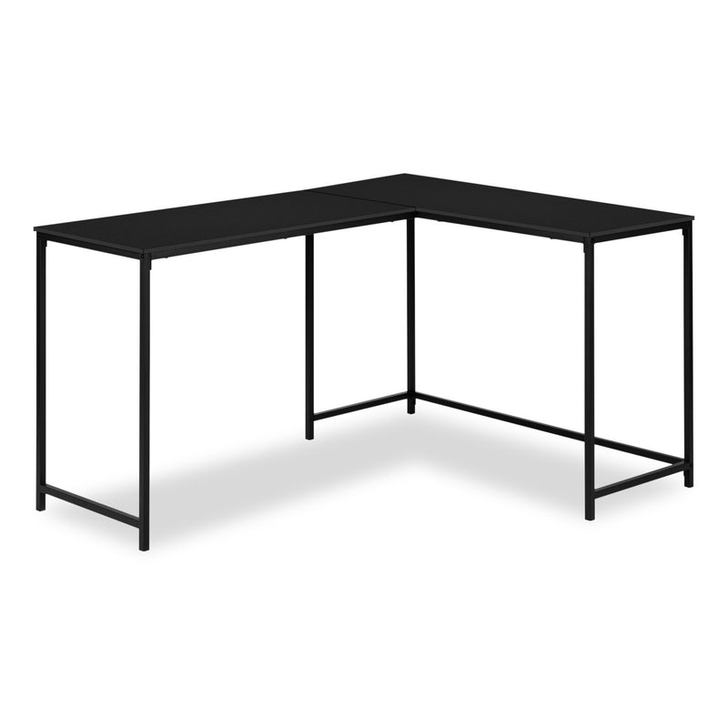 Satanta L-Shaped Corner Desk - Black