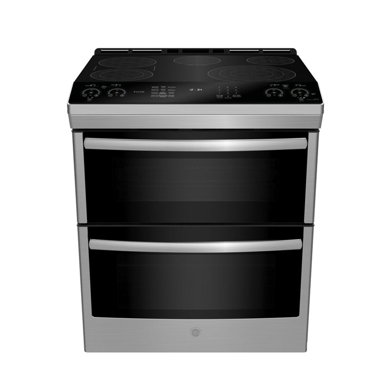 GE Profile 6.7 Cu. Ft. Electric Double Oven Range - PCS980YMFS