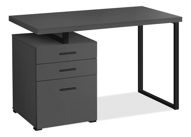 Tintern Reversible Desk - Dark Grey
