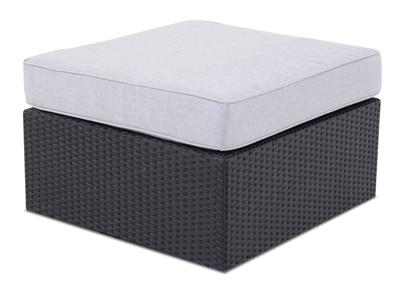 Oslo Patio Ottoman - Grey