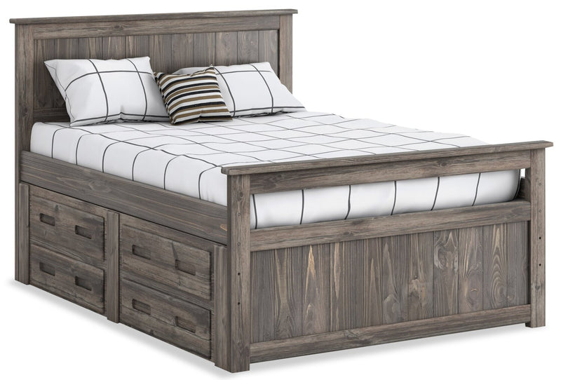 Linden 4-Drawer Full Storage Bed