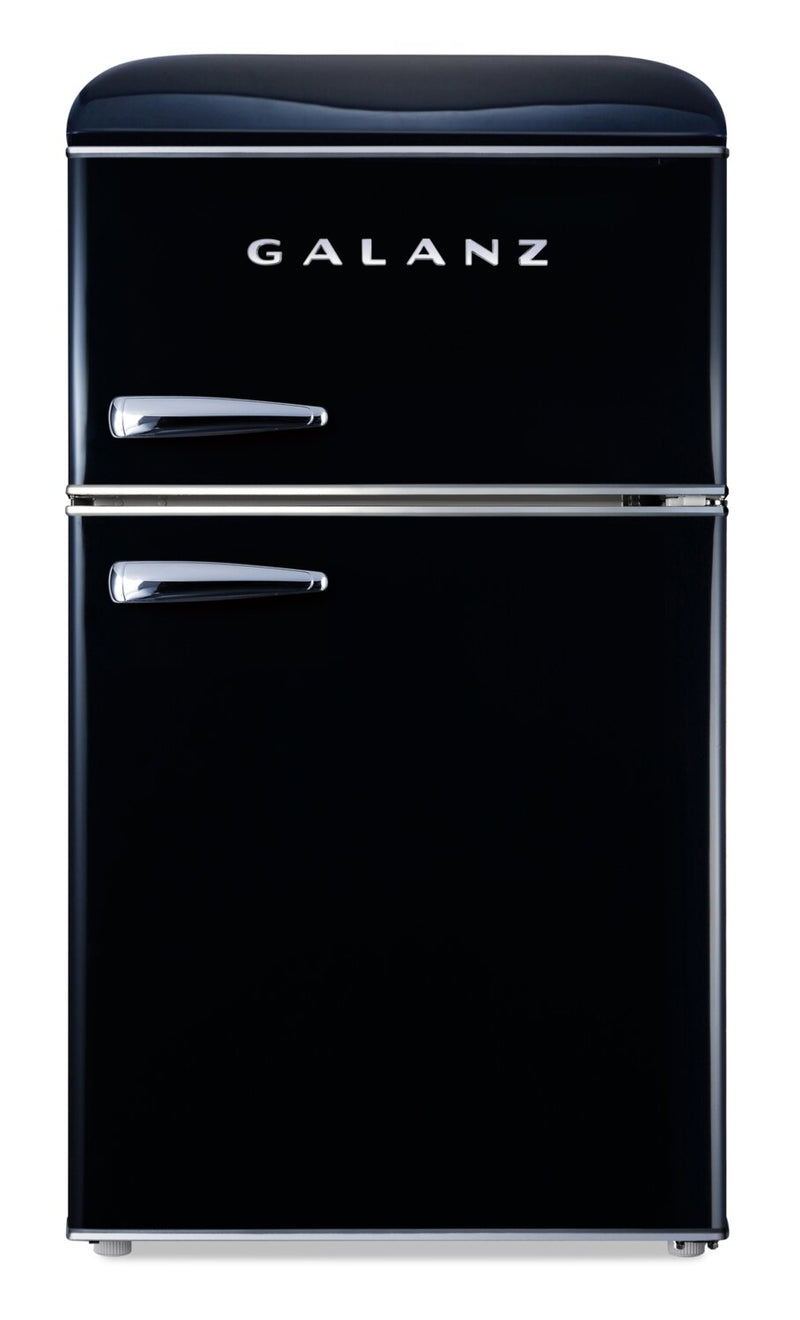 Galanz 3.1 Cu. Ft. Retro Mini Refrigerator - GLR31TBKER - Refrigerator in Black