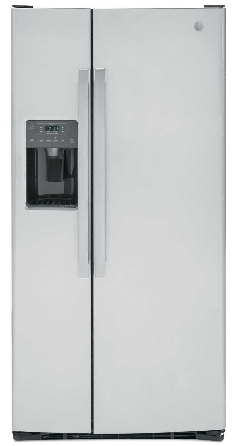 GE 23 Cu. Ft. Side-by-Side Refrigerator - GSS23GYPFS