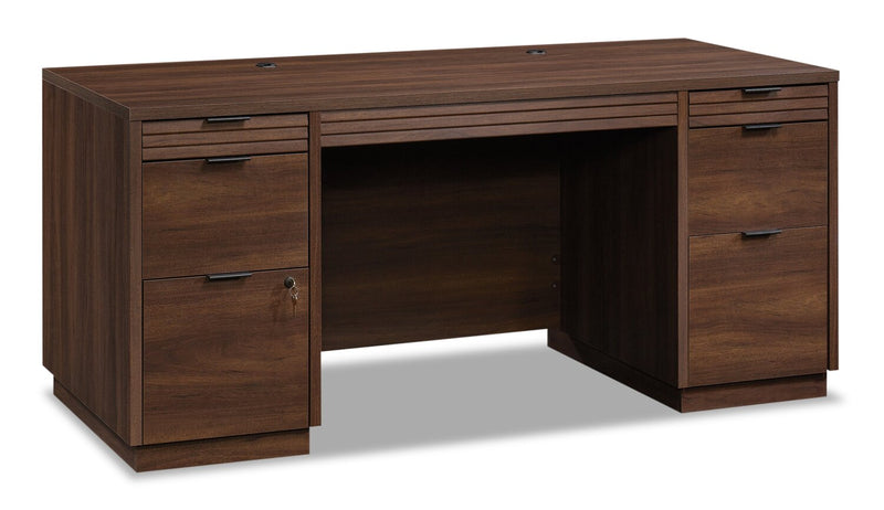 Simla Executive Desk - Spiced Mahogany